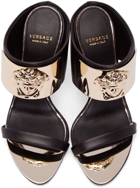 versace medusa decke|versace medusa detail round heels.